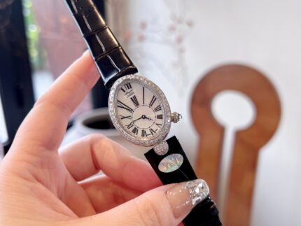 Breguet Queen of Naples reine de naples high quality ladies Swiss quartz movement women's watch The design was inspired by the world's first wristwatch created by Breguet's masters for Caroline Murat, Queen of Naples. The collection is characterized by a unique and curvaceous design with a goblet-shaped case and movement that expresses the modern woman's femininity in a stylish and elegant form. It is a poetic expression of the softness and femininity of the modern woman in an elegant form.