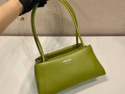 Replica Prada 1BA368 Leather mini-bag Bag Green