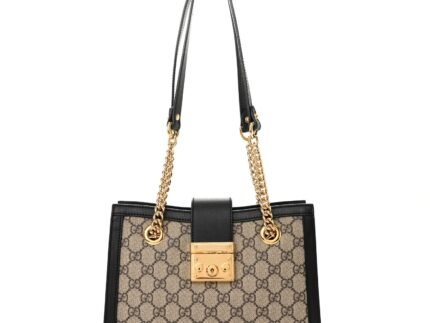 Replica Gucci 498156 Padlock GG Small Shoulder Bag Black