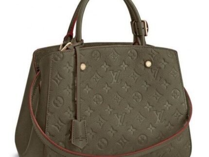 Replica Louis Vuitton Montaigne MM Bag Monogram Empreinte M43660 BLV538