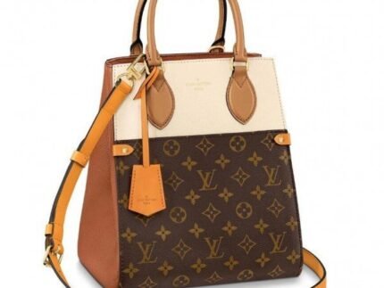 Replica Louis Vuitton Fold Tote MM Monogram Calfskin M45376 BLV695