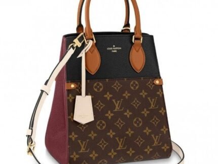 Replica Louis Vuitton Fold Tote MM Monogram Calfskin M45409 BLV696