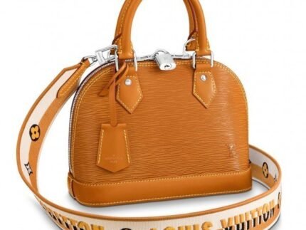 Replica Louis Vuitton Epi Alma BB Bag With Jacquard Strap M57540 BLV164