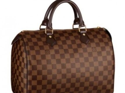 Replica Louis Vuitton Speedy 30 Bag Damier Ebene N41364 BLV112