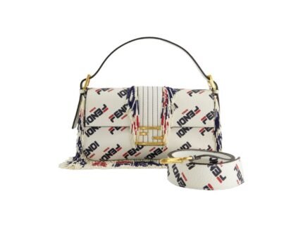 FENDI x FILA Mania Beaded Baguette Multicolour Bag For Woman 26cm/10in