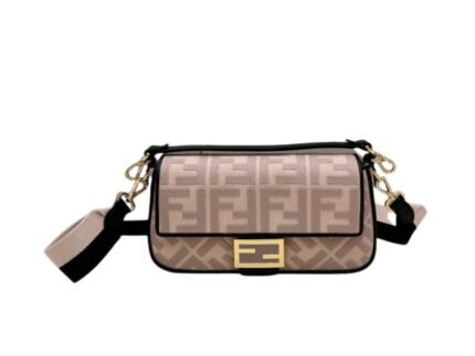 Fendi Baguette Light Pink For Women, Women’ Handbags, Shoulder And Crossbody Bags 10.6in/27cm FF 8BR600