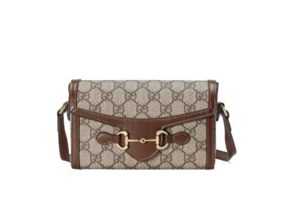 Gucci Children’s Horsebit 1955 Mini Bag Beige For Women, Women’s Bags 7in/18cm GG‎ ‎699296 92TCG 8563