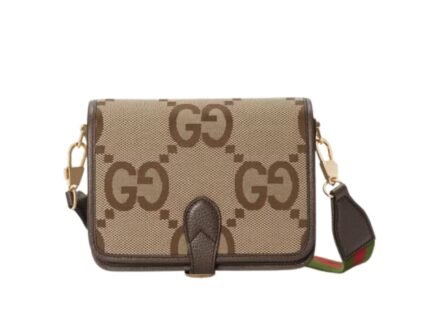 Gucci Jumbo GG Canvas Shoulder Bag Beige And Multicolor For Women, Women’s Bags 7.8in/20cm GG‎ ‎‎‎699438 UKMDG 2570