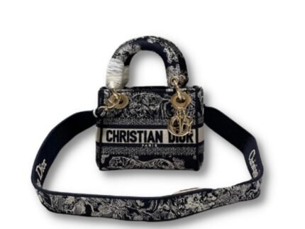 Mini Lady D-Lite Bag Black  For Women 6.5in/17cm