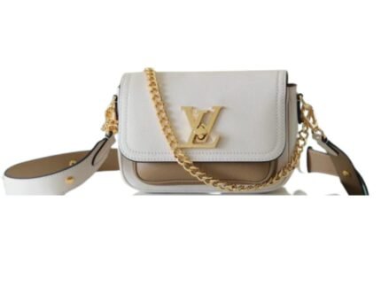 Louis Vuitton Lockme Tender White For Women, Women’s Handbags, Shoulder And Crossbody Bags 7.5in/19cm LV