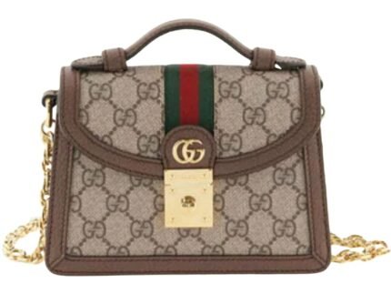 Gucci Ophidia GG Mini Shoulder Bag Beige For Women, Women’s Bags 6.9in/18cm GG 696180 96IWG 8745