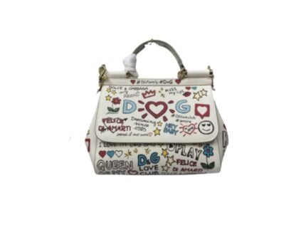 Dolce & Gabbana Medium Sicily Handbag Unique Print Motifs Muticolour For Women 10.2in/26cm DG