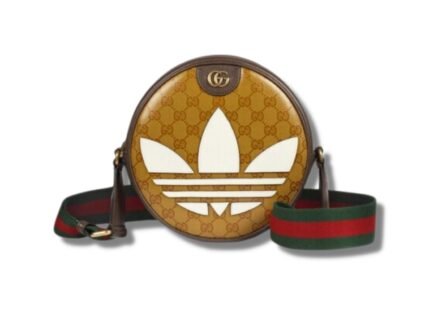 Gucci x Adidas Ophidia Small Shoulder Bag Brown For Women, Women’s Bags 8.6in/22cm GG 702640 UVSKT 7268