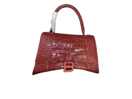 Balenciaga Hourglass Small Handbag In Red, For Women, Women’s Bags 9in/23cm