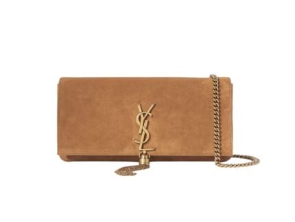 Saint Laurent Kate 99 Chain Bag With Tassel Brown For Women, Women’s Bags 10.2in/26cm YSL