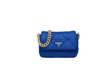 System Patchwork Bag Blue For Women 1BD292_2DMO_F0V41_V_L9O