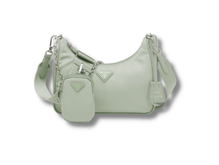 Re-Edition 2005 Re-Nylon Bag Aqua For Women-1BH204_R064_F0934_V_V9L