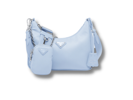 Re-Edition 2005 Re-Nylon Bag Light Blue For Women – 1BH204_R064_F0076_V_V9L