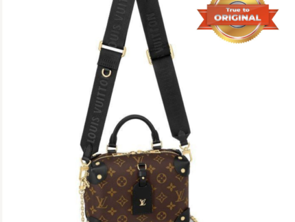 [True-to-ORIGINAL] Louis Vuitton Petite Malle Souple Monogram Canvas Brown For Women‎ 7.9in/20cm LV M45571